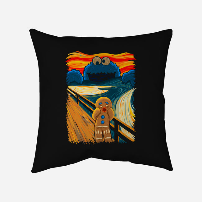 The Cookie Muncher-none removable cover w insert throw pillow-IdeasConPatatas