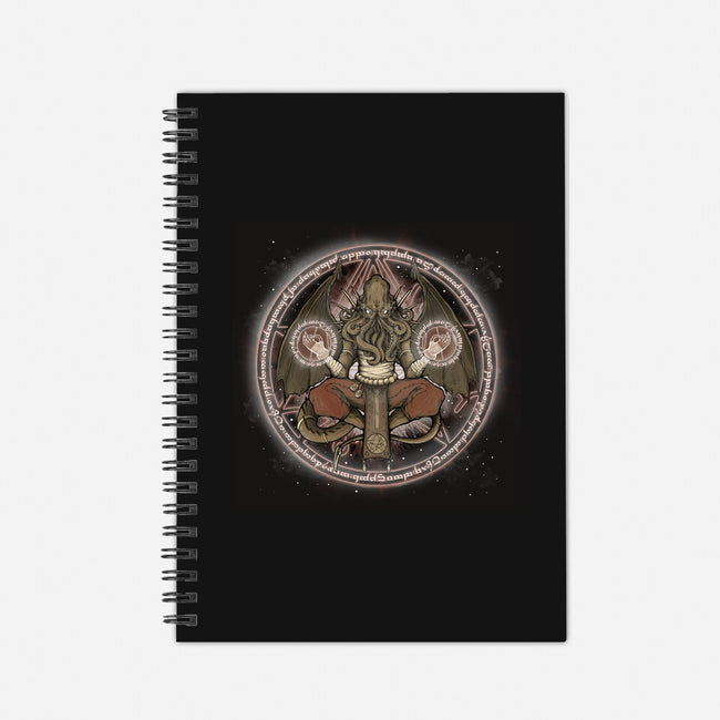 The Cthulhu Runes-none dot grid notebook-xMorfina