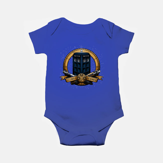 The Day of the Doctor-baby basic onesie-Six Eyed Monster