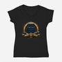 The Day of the Doctor-womens v-neck tee-Six Eyed Monster