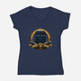 The Day of the Doctor-womens v-neck tee-Six Eyed Monster