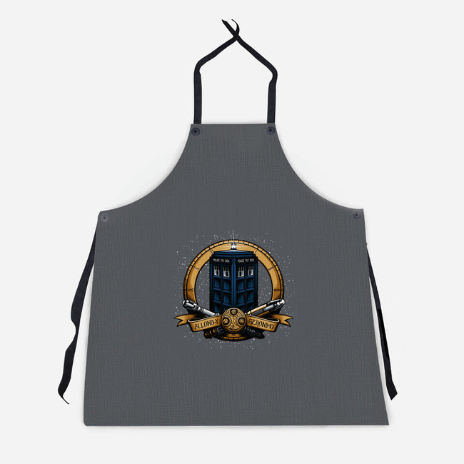 The Day of the Doctor-unisex kitchen apron-Six Eyed Monster