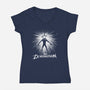 The Demogorgon-womens v-neck tee-Raditude