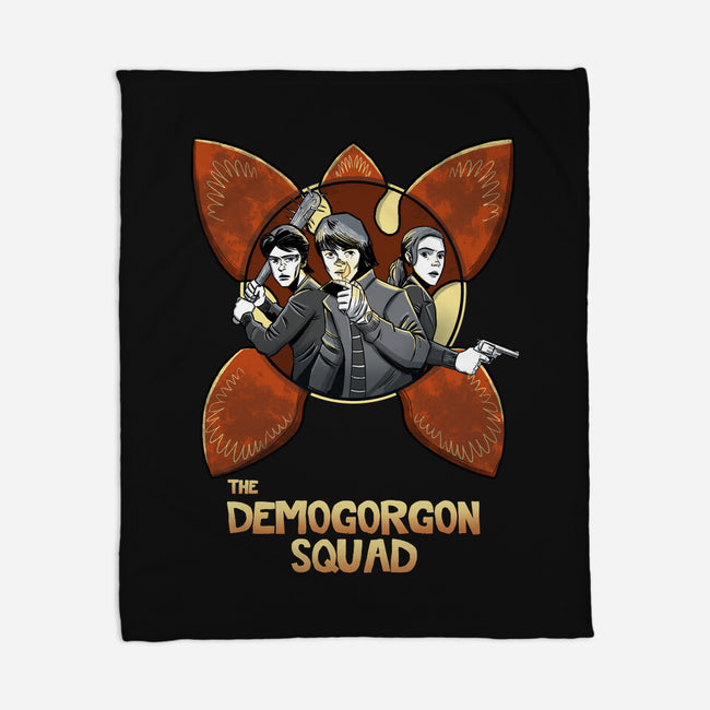 The Demogorgon Squad-none fleece blanket-thirdeyeh