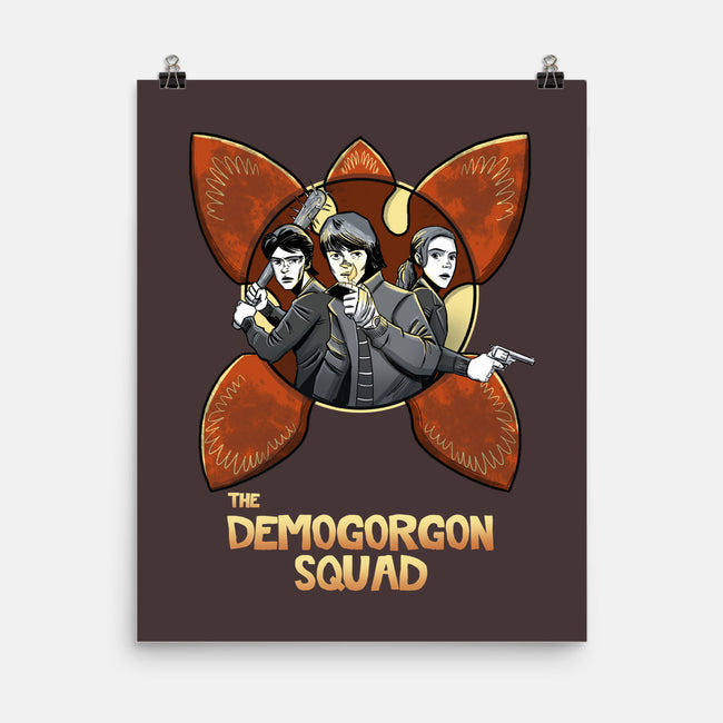 The Demogorgon Squad-none matte poster-thirdeyeh