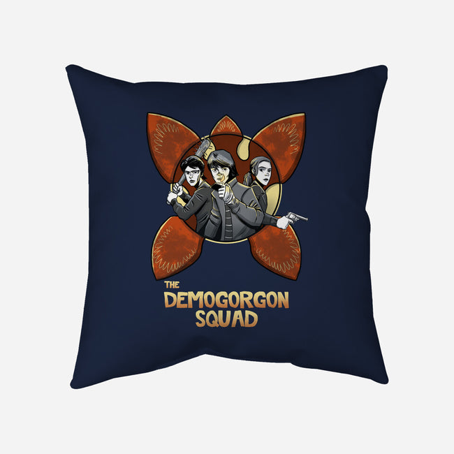 The Demogorgon Squad-none removable cover w insert throw pillow-thirdeyeh