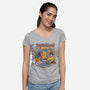 The Devil's Music-womens v-neck tee-Steven Rhodes