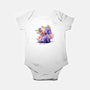 The Dragon and the Dragonfly-baby basic onesie-NemiMakeit