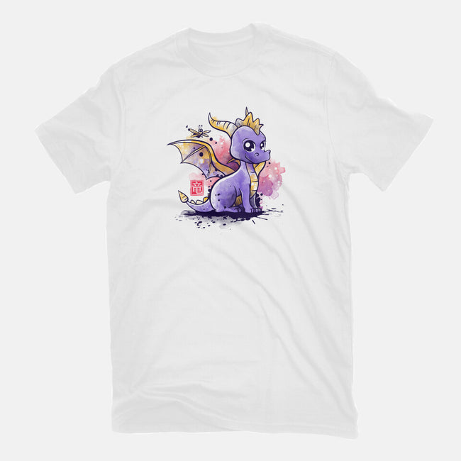 The Dragon and the Dragonfly-womens fitted tee-NemiMakeit