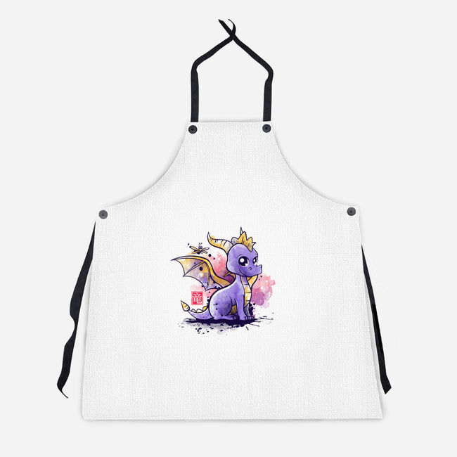 The Dragon and the Dragonfly-unisex kitchen apron-NemiMakeit