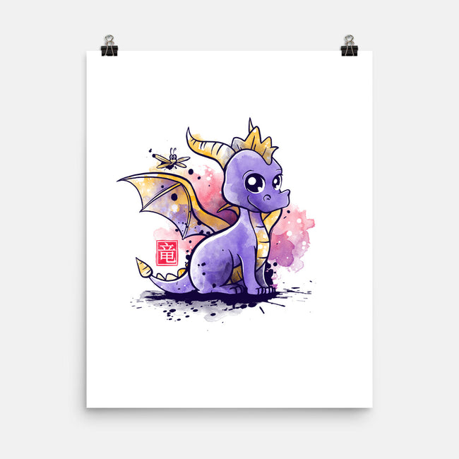 The Dragon and the Dragonfly-none matte poster-NemiMakeit