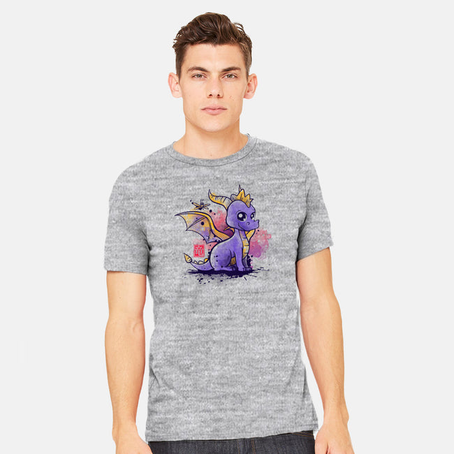 The Dragon and the Dragonfly-mens heavyweight tee-NemiMakeit