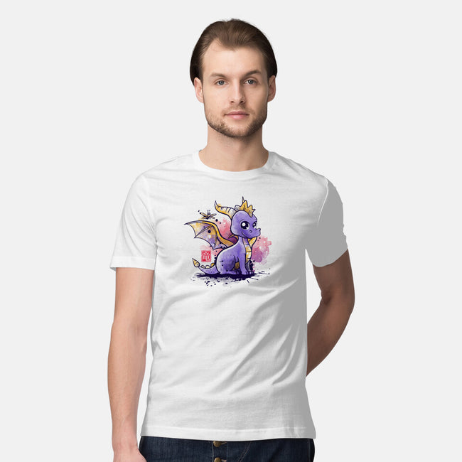 The Dragon and the Dragonfly-mens premium tee-NemiMakeit