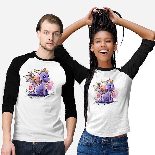 The Dragon and the Dragonfly-unisex baseball tee-NemiMakeit