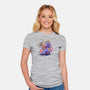 The Dragon and the Dragonfly-womens fitted tee-NemiMakeit