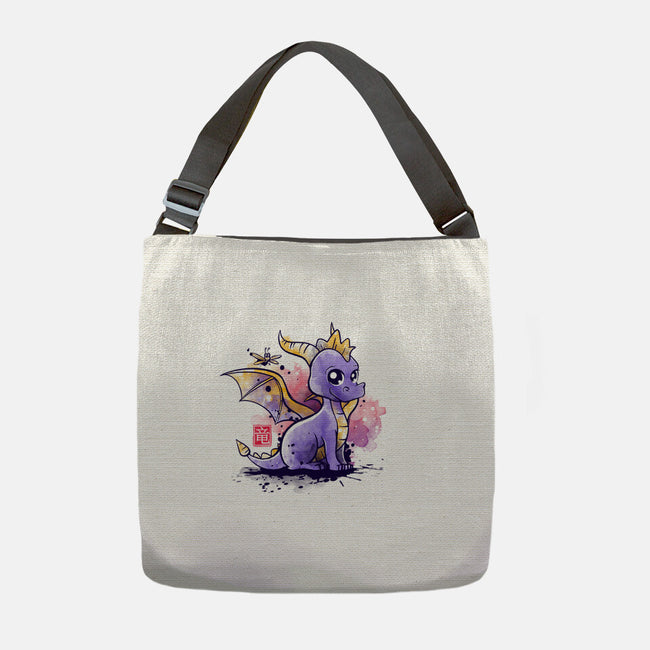 The Dragon and the Dragonfly-none adjustable tote-NemiMakeit
