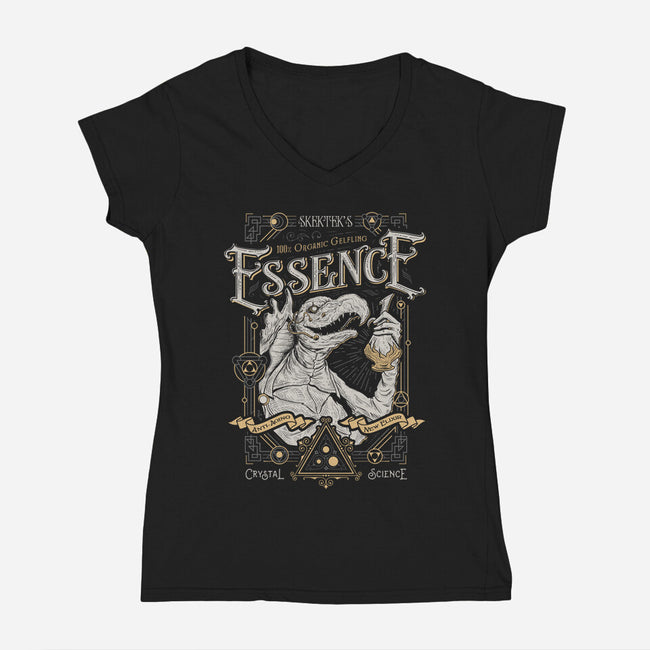 The Essence Elixir-womens v-neck tee-biggers