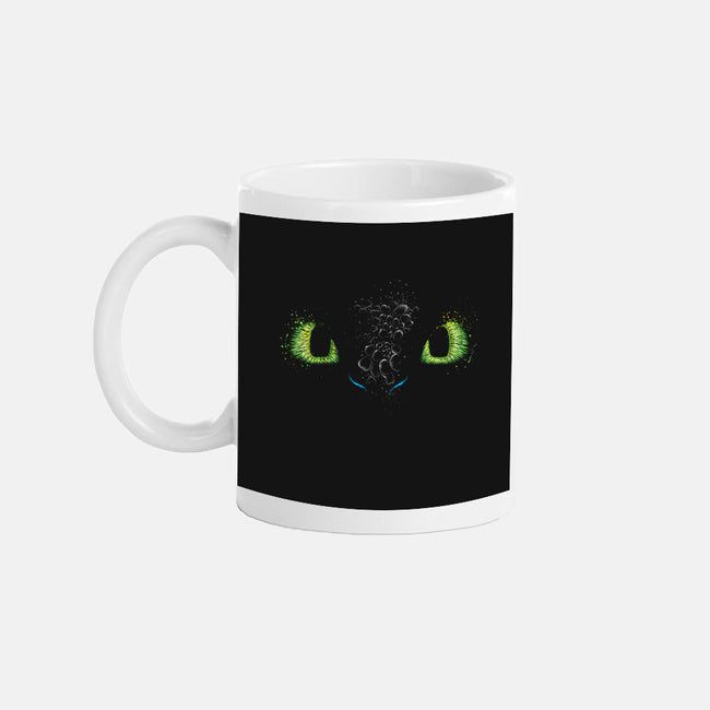 The eyes of the Dragon-none glossy mug-DrMonekers