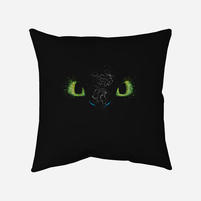 The eyes of the Dragon-none non-removable cover w insert throw pillow-DrMonekers