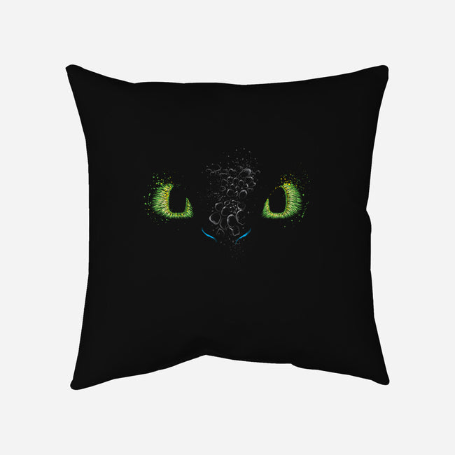 The eyes of the Dragon-none removable cover w insert throw pillow-DrMonekers