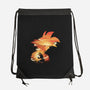 The First Super Saiyan-none drawstring bag-dandingeroz