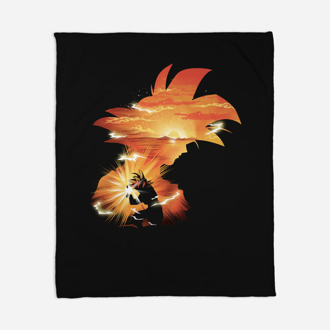 The First Super Saiyan-none fleece blanket-dandingeroz