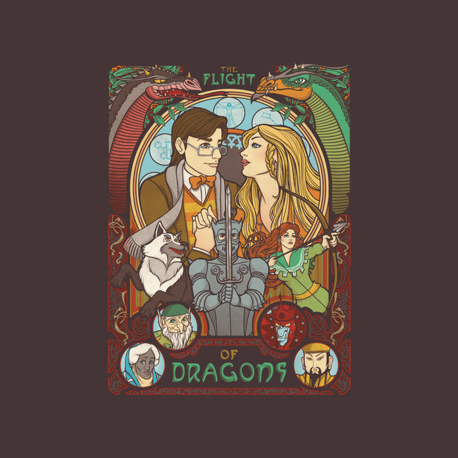 The Flight of Dragons-mens heavyweight tee-ursulalopez