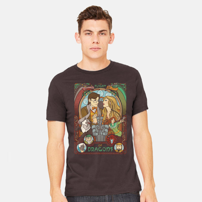 The Flight of Dragons-mens heavyweight tee-ursulalopez