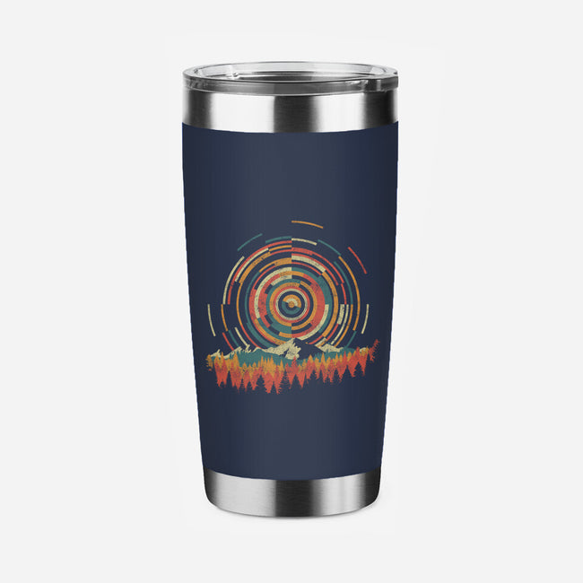 The Geometry of Sunrise-none stainless steel tumbler drinkware-digsy