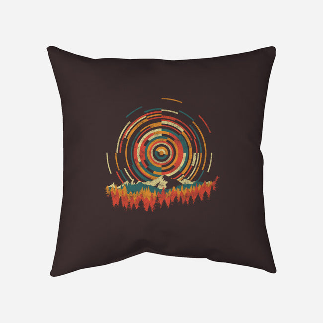 The Geometry of Sunrise-none removable cover w insert throw pillow-digsy