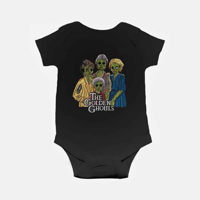 The Golden Ghouls-baby basic onesie-ibyes_illustration