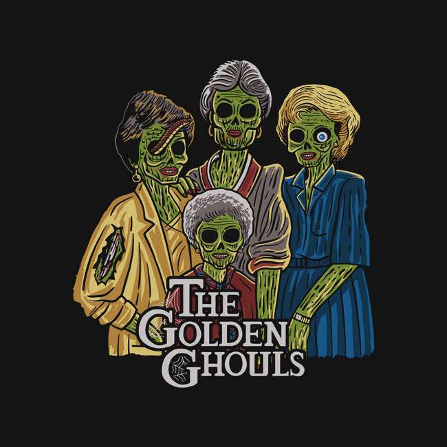 The Golden Ghouls-none removable cover w insert throw pillow-ibyes_illustration
