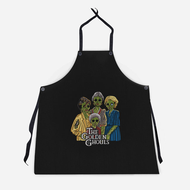 The Golden Ghouls-unisex kitchen apron-ibyes_illustration