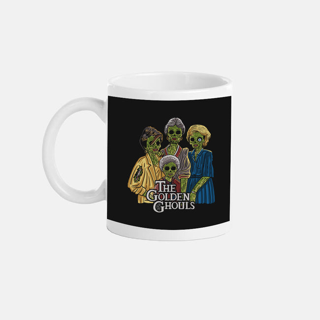 The Golden Ghouls-none glossy mug-ibyes_illustration