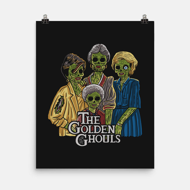 The Golden Ghouls-none matte poster-ibyes_illustration