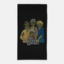 The Golden Ghouls-none beach towel-ibyes_illustration