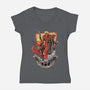 The Humanoid Typhoon-womens v-neck tee-TrulyEpic