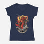 The Humanoid Typhoon-womens v-neck tee-TrulyEpic