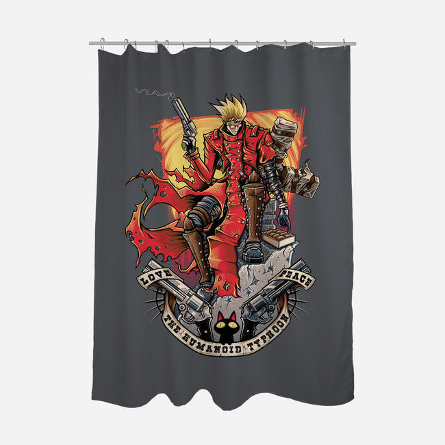 The Humanoid Typhoon-none polyester shower curtain-TrulyEpic