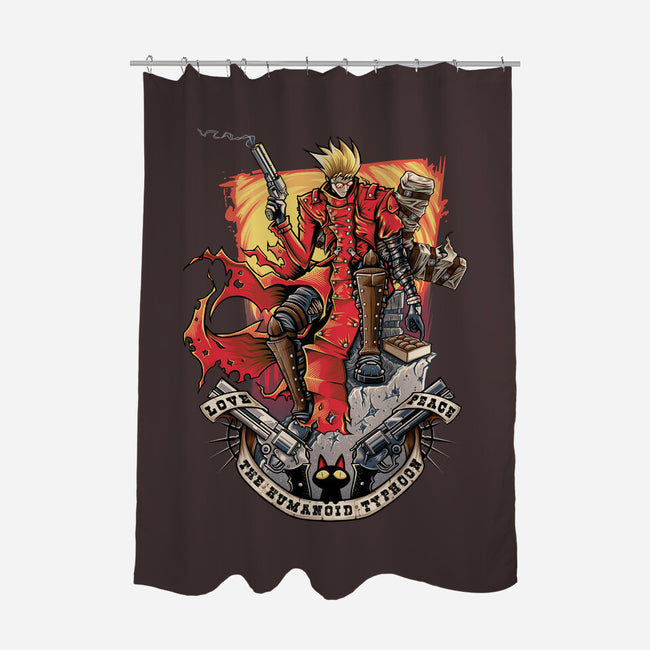 The Humanoid Typhoon-none polyester shower curtain-TrulyEpic