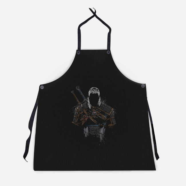 The Hunter of Rivia-unisex kitchen apron-DrMonekers