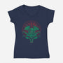 The Idol-womens v-neck tee-APSketches