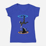 The Infinite Loop-womens v-neck tee-moysche