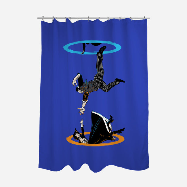 The Infinite Loop-none polyester shower curtain-moysche