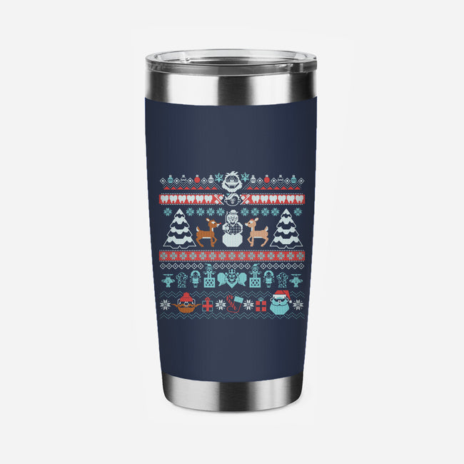 The Island of Misfit Sweaters-none stainless steel tumbler drinkware-tomkurzanski