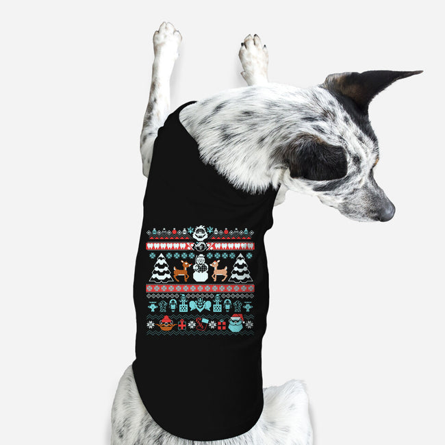 The Island of Misfit Sweaters-dog basic pet tank-tomkurzanski