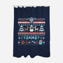 The Island of Misfit Sweaters-none polyester shower curtain-tomkurzanski