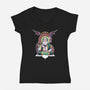 The Jasmine Dragon-womens v-neck tee-KindaCreative