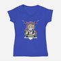 The Jasmine Dragon-womens v-neck tee-KindaCreative