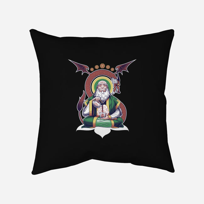 The Jasmine Dragon-none removable cover throw pillow-KindaCreative